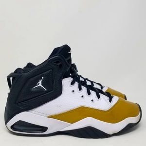 Nike Air Jordan B'Loyal 'White Black Gold' Basketball Shoes Men’s Size 8